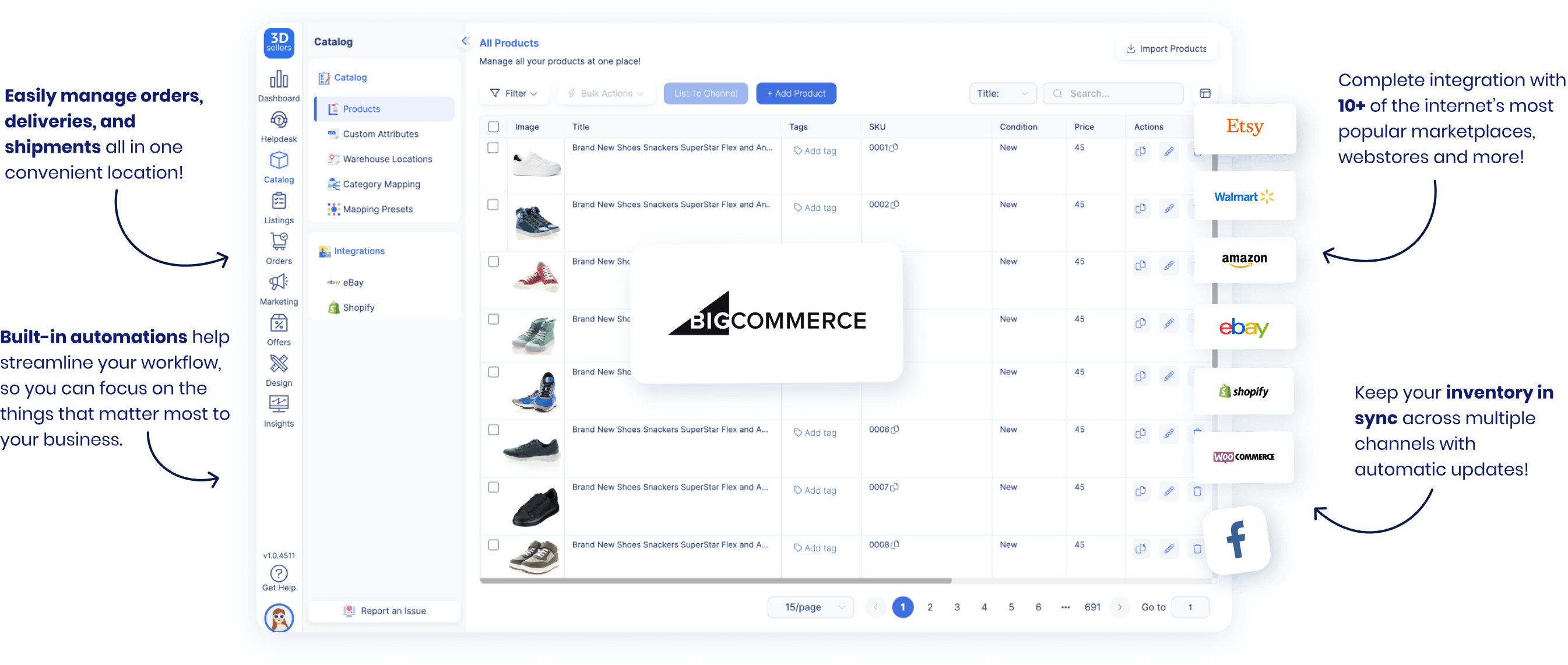 MultiChannel Selling Software 3Dsellers